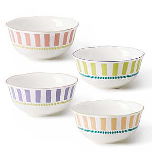 Carote 4-Piece Ceramic Cereal Bowls Set - $7.99