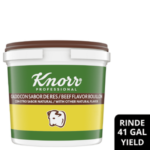 Knorr Professional Caldo de Res, Shelf Stable Beef Flavor Granulated Bouillon, 4.4 pounds x 4-pack - $11.90