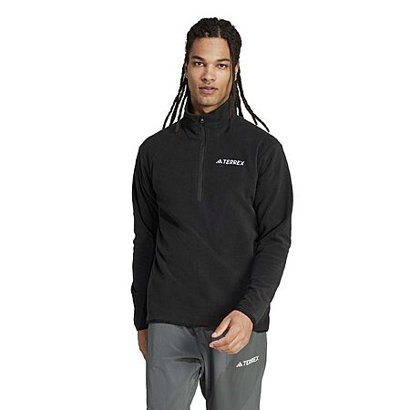 adidas Men's Terrex Multi Essentials Half-Zip Fleece Hiking Jacket (Limited Sizes) from $11.95
