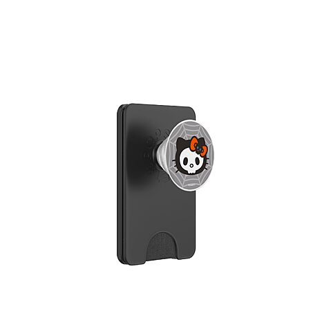 Hello Kitty Halloween Skeleton Face PopSockets PopWallet for MagSafe
