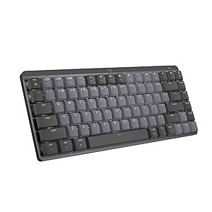 Amazon.com: [REFURBISHED] Logitech MX Mechanical Mini for Mac Wireless Illuminated Keyboard, Low-Profile Switches, Tactile Quiet Keys