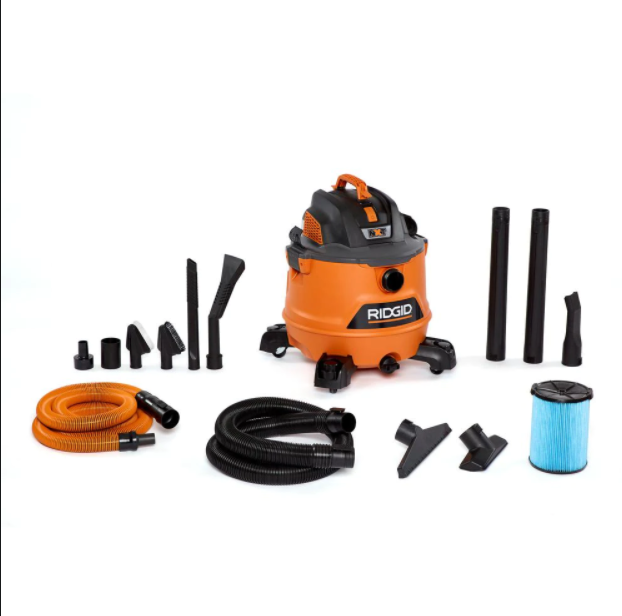 YMMV - B&M - RIDGID 14 Gal. 6.0-Peak HP NXT Wet/Dry Shop Vacuum with Fine Dust Filter, Hose, Accessories and Premium Car Cleaning Kit - The Home Depot $99.88