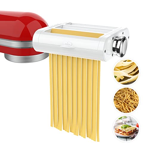 Antree Pasta Maker Attachment 3 in 1 Set for KitchenAid Stand Mixers Included Pasta Sheet Roller, Spaghetti Cutter, Fettuccine Cutter Maker Accessories and Cleaning Brush $69.99