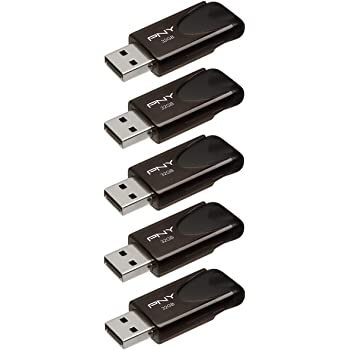 PNY Attaché 4 32GB USB 2.0 Flash Drive 5-Pack - Prime FS - $16.99
