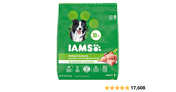 IAMS Minichunks Adult Dry Dog Food, Chicken - $17.88