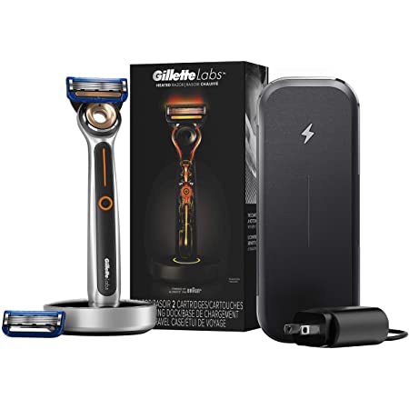 Amazon: Gillette Heated Razor Deluxe Travel Kit - 1 Handle + 2 Blade Refills + 1 Charging Dock + 1 Charging Travel Case $174.99 + Free Prime Shipping