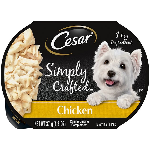 Chewy: Cesar Simply Crafted Chicken Limited-Ingredient Wet Dog Food Topper, 1.3-oz, case of 10 2 for $22.80 & MORE w/ Autoship & save + Free S&H Orders $49+