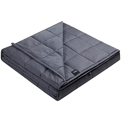 Zonli Weighted Blanket (60''x80'', 20lbs, Queen Size Dark Grey) High Breathability Heavy Blanket, Soft Material with Premium Glass Beads $35.90 + Free Shipping