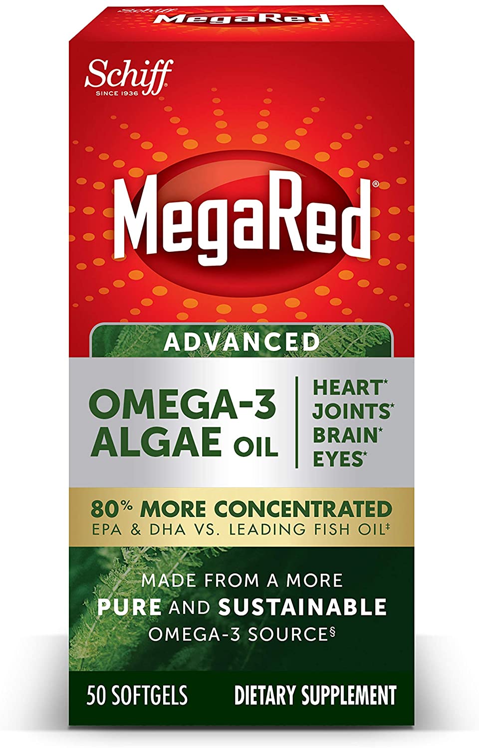 Amazon: 50ct. 600mg MegaRed Softgels Omega-3 Advanced ...