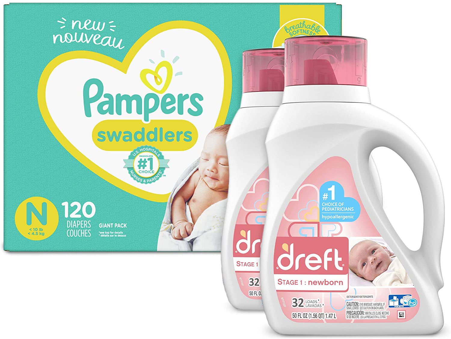 newborn pampers swaddlers 120