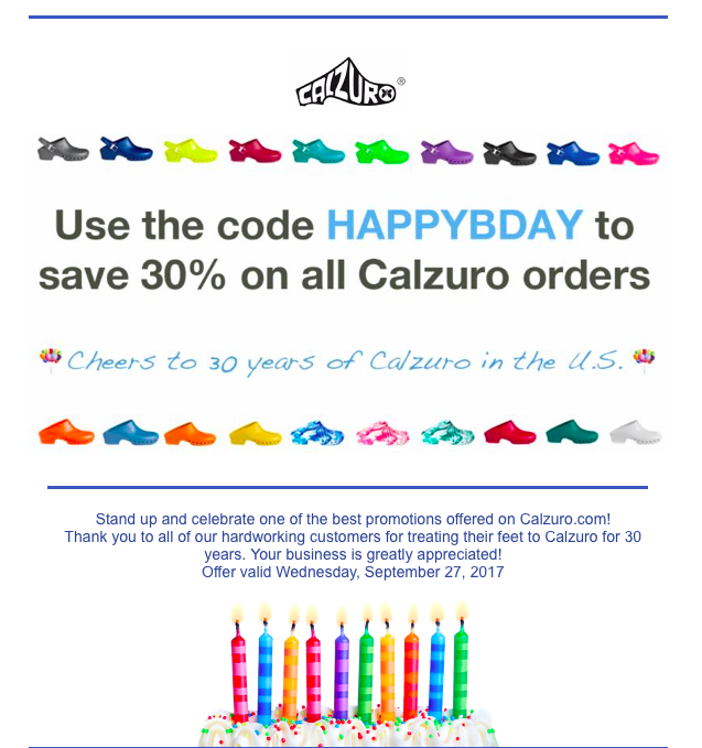 Calzuro Clogs - 30% off entire website (1 day only, exp 9/27)