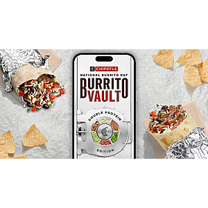 Chiptole's Burrito Vault is Back!