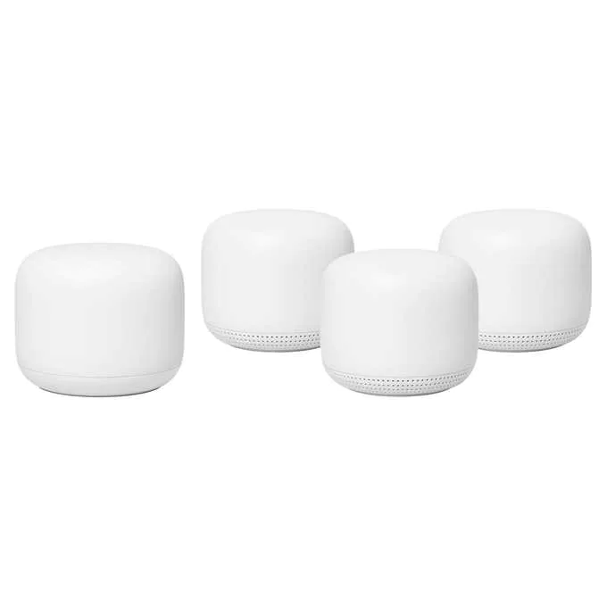 Costco In-Store: Google Nest Wifi 4pk - 1 router and 3 points YMMV $250