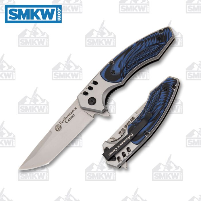 SMITH & WESSON PERFORMANCE CENTER HOMELAND FOLDER KNIFE - Made in USA, $45.23 after tax with FREE shipping.
