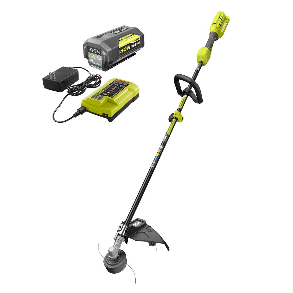Ryobi Tools 40v Li Ion Cordless String Trimmer W Battery