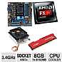 AMD FX-8310 + Asus M5A78L-M/USB3 mATX + Kingston Fury 8gb Ram + Thermaltake cpu cooler - $189.99 + shipping AR, AC