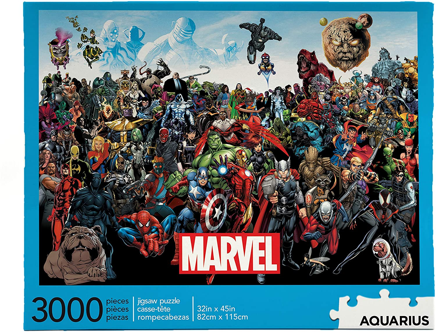 3000 Piece Aquarius Marvel Cast Jigsaw Puzzle