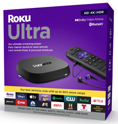 Roku Ultra $69.99 at Staples from 5/26-5/29