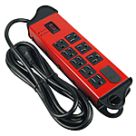 Hyper Tough 8-Outlet Metal 1780-Joule Surge Protector w/ 2 USB & 10' Cord $9 + Free Store Pickup