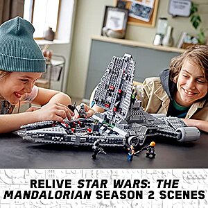 1,336-Piece LEGO Star Wars: The Mandalorian Imperial Light Cruiser