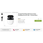 Google Pixel Buds (Color Almost Black) Like New/Open Box Conditions - At BLINQ $88.09