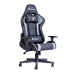 X Rocker Vortex &quot;Leather&quot; Gaming Chair, Black and Gray $79 shipped