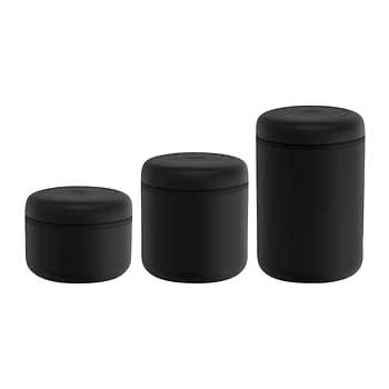 Costco Members: Fellow Atmos 3-piece Matte Black Vacuum Canisters - $54.99