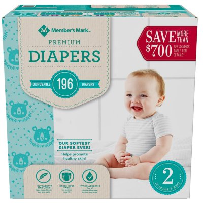 Member's Mark Premium Baby Diapers (-3 Instant Savings) $31.98