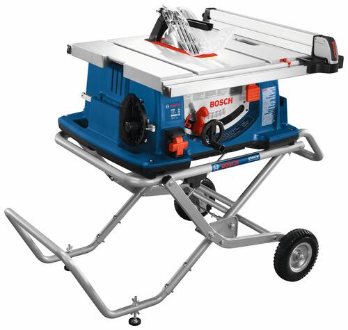 Bosch 10 Worksite Table Saw With Gravity Rise Wheeled Stand B M