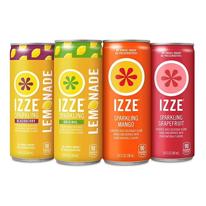 Prime Members: 24-Count 8.4-Oz IZZE Sparkling Juice Mango Variety $10.14 + Free Shipping