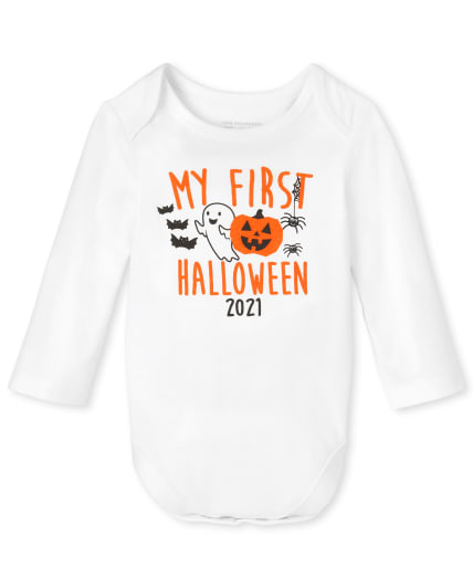 Unisex Baby First Halloween Graphic Bodysuit (9- 24 mos.) $1.99, Girls' Halloween Pumpkin Headband $1.99 & More + Free Shipping
