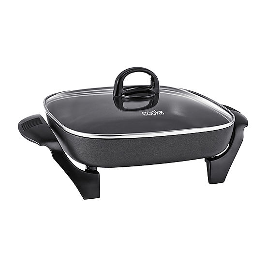 12 x12 Cooks Non stick Covered Electric Skillet 13 After 10 Rebate 