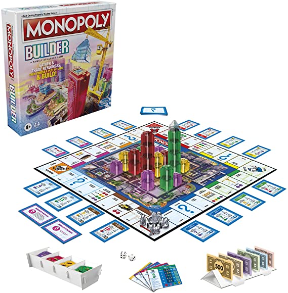 Monopoly Builder Board Game $12.50 + Free Shipping w/ Walmart+ or on $35+ or w/ Prime or on orders $25+