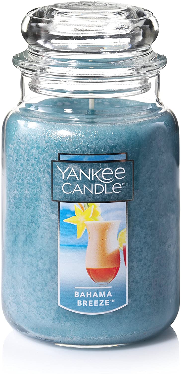 22-Oz Yankee Candle Large Jar Candle (bahama breeze) $13 + Free Shipping w/ Prime or on orders over $25