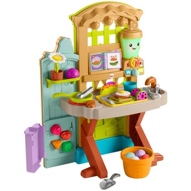 Fisher-Price Laugh & Learn Grow-The-Fun Garden Play Kitchen $40.25 + Free Shipping
