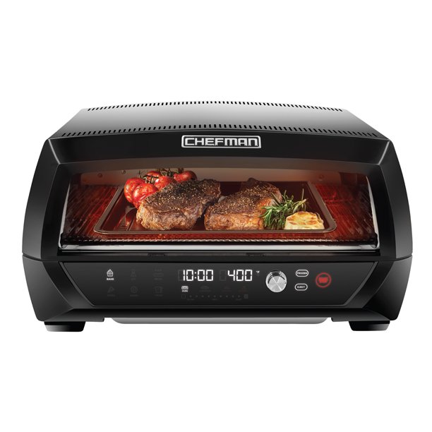 Chefman Food Mover Conveyor Toaster Oven (stainless steel; black; RJ25-C model) $67.81 + Free Shipping