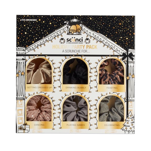6-Count Scunci Glam Scrunchie Gift Box $2.47 + Free Shipping w/ Walmart+ or on orders $35+