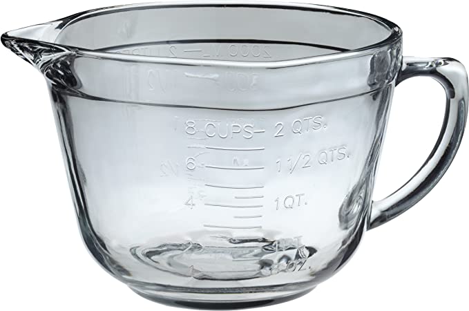 2-Quart Anchor Hocking Ovenproof Glass Batter Bowl (clear) $9.39 + Free Shipping w/ Prime or on orders $25+
