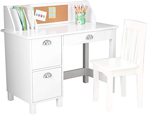 Kidkraft Wooden Study Desk with Chair (ages 5 - 10): White $103.75, Espresso $122.77 + Free Shipping