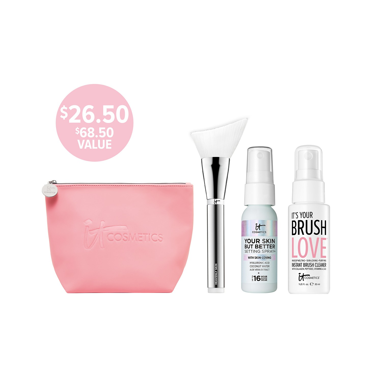 4-Piece IT Cosmetics It's Your Complexion Set $13.25 or less w/ SD Cashback + Free Store Pickup at Macys or F/S
