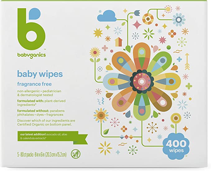 Prime Members: 400-Count Babyganics Unscented Diaper Wipes $10.50 + Free Shipping