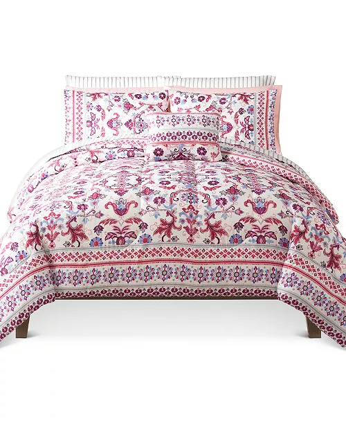 12-Piece Sunham Fidel Full Size Comforter Set (multi-color) $35.93 + $10 SD Cashback + Free Shipping