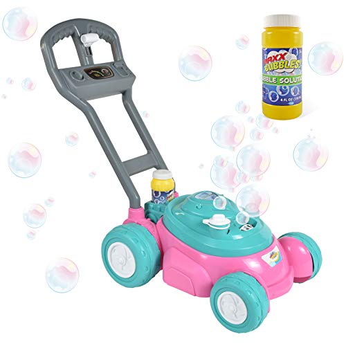 Sunny Days Entertainment Bubble-N-Go Toy Lawn Mower w/ Refill Solution (pink) $10.83 + Free Shipping w/ Prime or on $25+