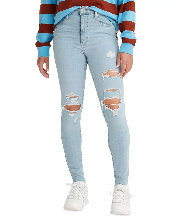Levi's Women's Mile High Super Skinny Jeans (ontario tower) $19.93, Levis' Men's Popover Hooded Fleece Jacket (red) $35.93 & More + Free Store Pickup at Macys or F/S on $49+