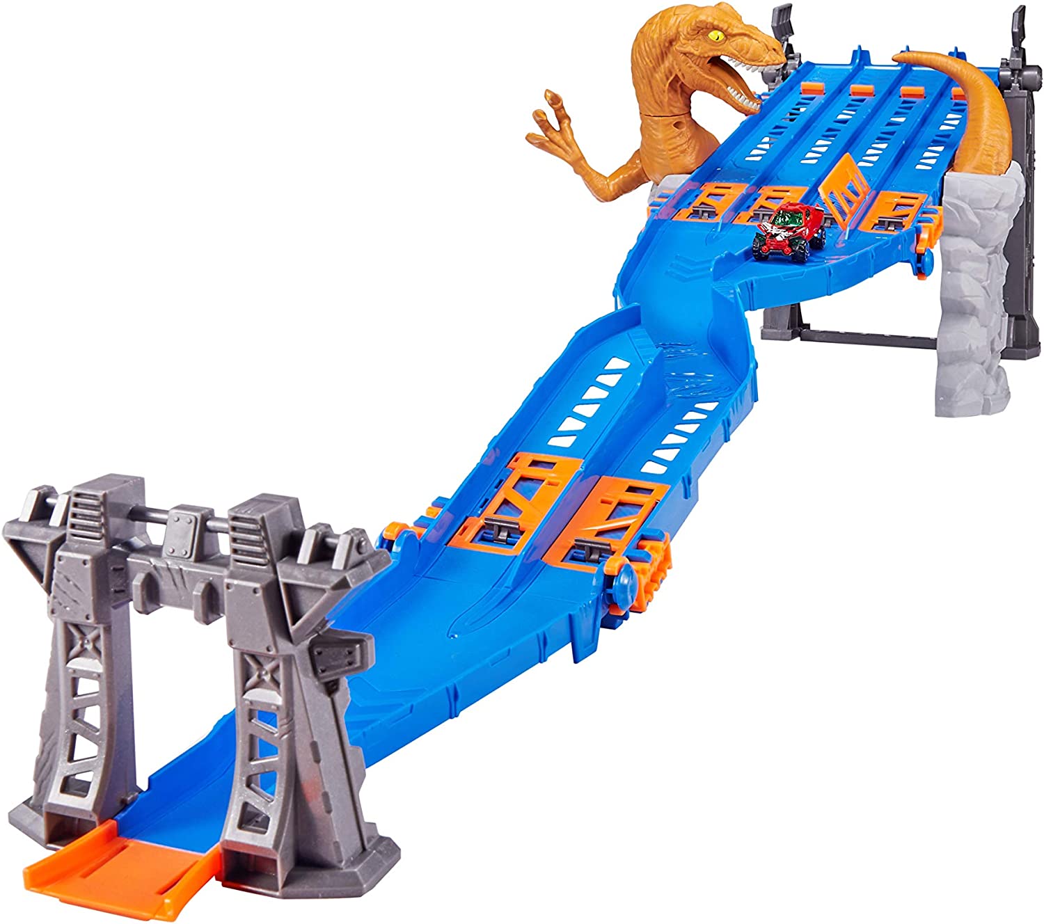 Metal Machines 4-Lane Raptor Attack Track Set Playset with Mini Racing Car $16.50 + Free Shipping w/ Prime or on $25+