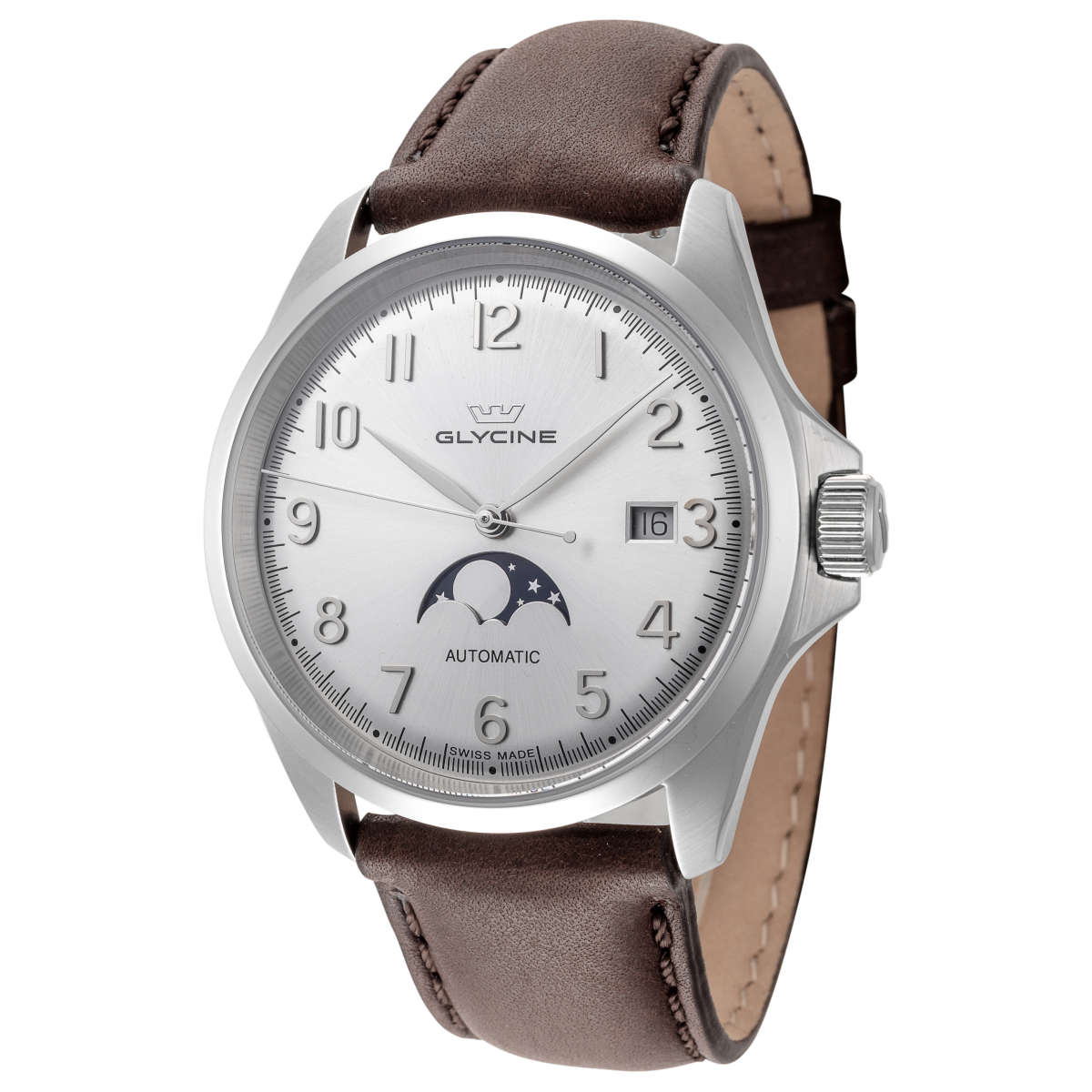 Glycine Men's Combat Classic 40 Moonphase Watch $289 + Free Shipping