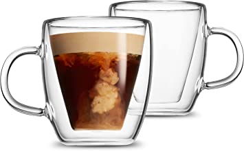 2-Pack 13.5-Oz Godinger Double-Walled Glass Coffee Mugs $12.56 + F/S w/ Prime or on $25+