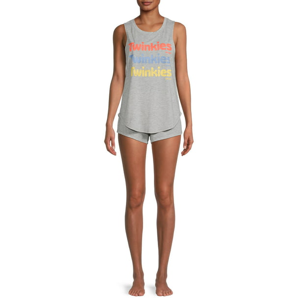 2-Piece Women's Sleep Sets: Grayson Social Graphic Tank Top & Short (various) $6, Como Blue Short Sleeve T-Shirt & Short (various) $6 & More + F/S w/ Walmart+ or $35+