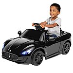 Kalee Kids' 6V Maserati GranCabrio Battery Powered Ride On (black) $99 + Free Shipping
