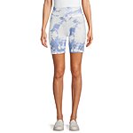 Como Blu Women's Apparel: Active Wide Band Shorts (3 colors) $3.96, Active Terry Shorts w/ Pockets (2 colors) $4.96, Plus Size Mock Neck Printed Top (3 colors) $7 + F/S w/ Walmart+